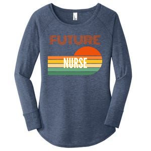 Nurse Funny Gift Future Nurse Funny Gift Women's Perfect Tri Tunic Long Sleeve Shirt