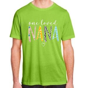 Nana Funny Gift One Loved Nana MotherS Day Gift Adult ChromaSoft Performance T-Shirt