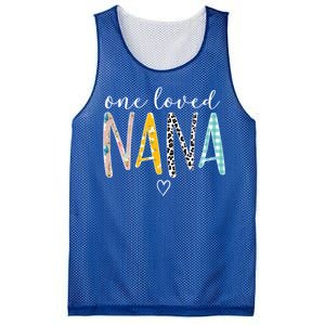 Nana Funny Gift One Loved Nana MotherS Day Gift Mesh Reversible Basketball Jersey Tank