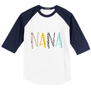 Nana Funny Gift One Loved Nana MotherS Day Gift Baseball Sleeve Shirt