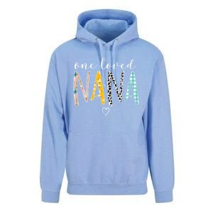 Nana Funny Gift One Loved Nana MotherS Day Gift Unisex Surf Hoodie