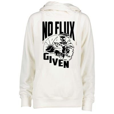 No Flux Given Womens Funnel Neck Pullover Hood