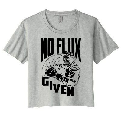 No Flux Given Women's Crop Top Tee