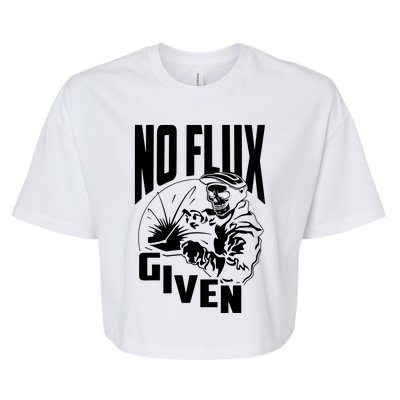 No Flux Given Bella+Canvas Jersey Crop Tee