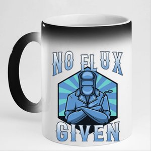 No Flux Given 11oz Black Color Changing Mug