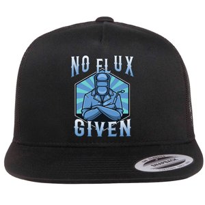 No Flux Given Flat Bill Trucker Hat