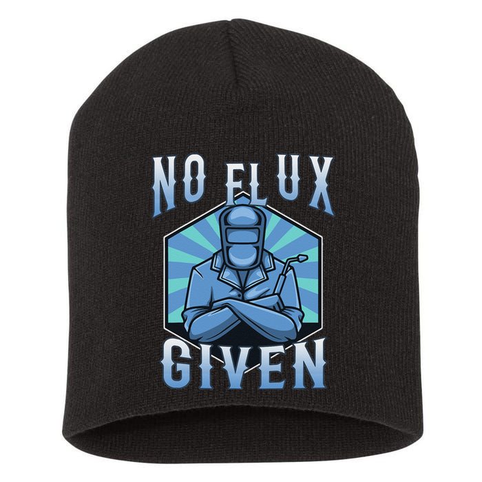 No Flux Given Short Acrylic Beanie