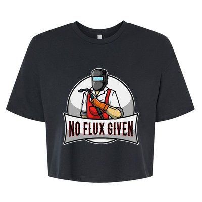 No Flux Given Bella+Canvas Jersey Crop Tee