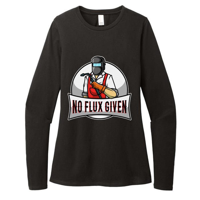 No Flux Given Womens CVC Long Sleeve Shirt