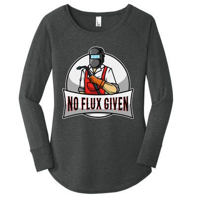 No Flux Given Women's Perfect Tri Tunic Long Sleeve Shirt