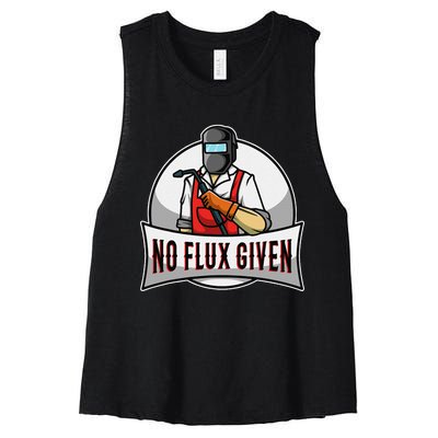 No Flux Given Women's Racerback Cropped Tank