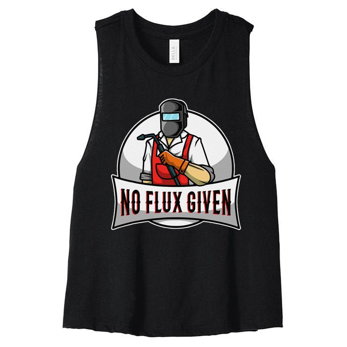 No Flux Given Women's Racerback Cropped Tank