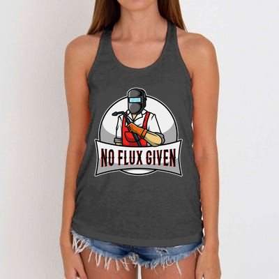 No Flux Given Women's Knotted Racerback Tank