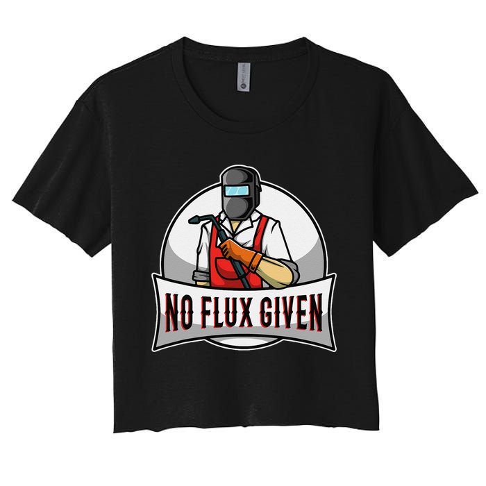 No Flux Given Women's Crop Top Tee