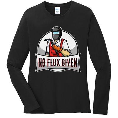 No Flux Given Ladies Long Sleeve Shirt