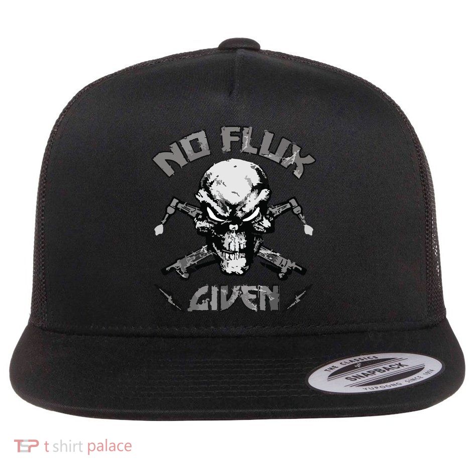 No Flux Given Weldr Welder Welding Flat Bill Trucker Hat