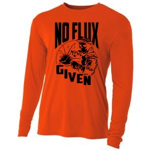 No Flux Given Funny Welder & Welding Cooling Performance Long Sleeve Crew