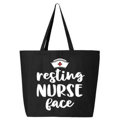 Nurse Funny Gift Funny Nursing Resting Nurse Face Great Gift 25L Jumbo Tote