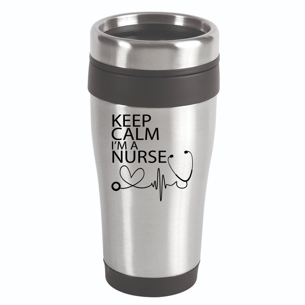 Nurse Funny Gift Cool Keep Calm Tee Cool Gift 16oz Travel Tumbler