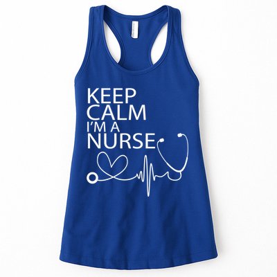 Nurse Funny Gift Cool Keep Calm Tee Cool Gift Womens Tank Top