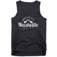 Nashville Funny Gift Gift Country Music City Guitar Gift Tank Top