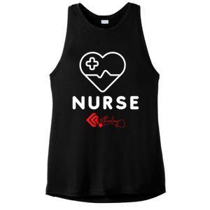 Nurse Funny Gift Ladies PosiCharge Tri-Blend Wicking Tank