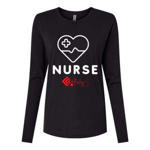 Nurse Funny Gift Womens Cotton Relaxed Long Sleeve T-Shirt