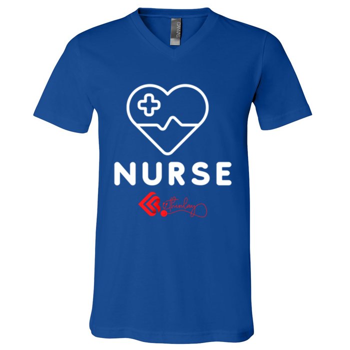 Nurse Funny Gift V-Neck T-Shirt