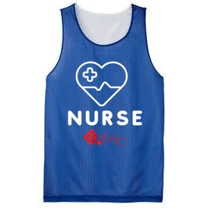 Nurse Funny Gift Mesh Reversible Basketball Jersey Tank