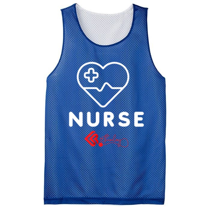 Nurse Funny Gift Mesh Reversible Basketball Jersey Tank