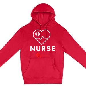 Nurse Funny Gift Premium Pullover Hoodie