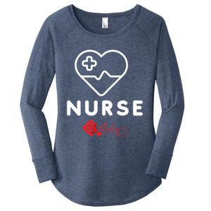 Nurse Funny Gift Women's Perfect Tri Tunic Long Sleeve Shirt