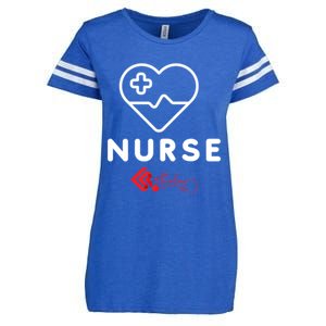 Nurse Funny Gift Enza Ladies Jersey Football T-Shirt