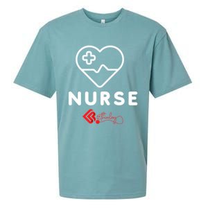 Nurse Funny Gift Sueded Cloud Jersey T-Shirt