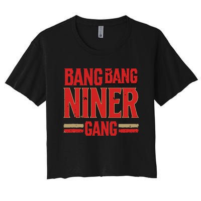 Niner Football Gang Women's Crop Top Tee