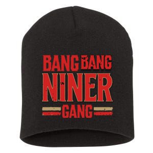 Niner Football Gang Short Acrylic Beanie