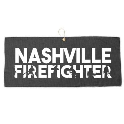 Nashville Firefighter Gift Firefighter Dad Gift Cute Gift Large Microfiber Waffle Golf Towel