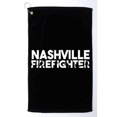 Nashville Firefighter Gift Firefighter Dad Gift Cute Gift Platinum Collection Golf Towel