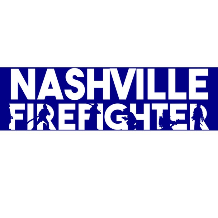 Nashville Firefighter Gift Firefighter Dad Gift Cute Gift Bumper Sticker