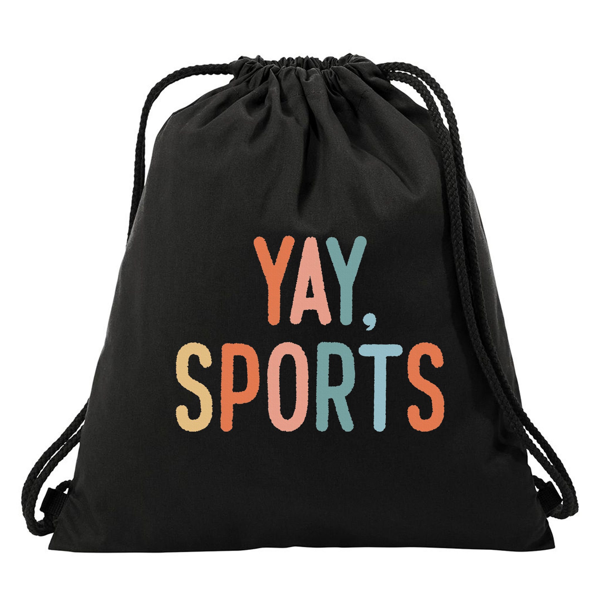 Nonsports Fan Go Sports Yay Sports Drawstring Bag
