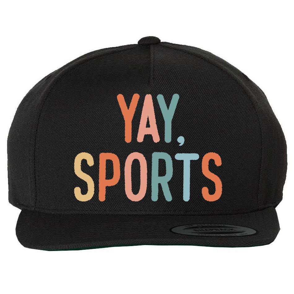 Nonsports Fan Go Sports Yay Sports Wool Snapback Cap