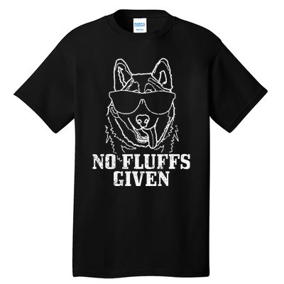 No Fluffs Given German Shepherd Akita Dog Mom Tall T-Shirt