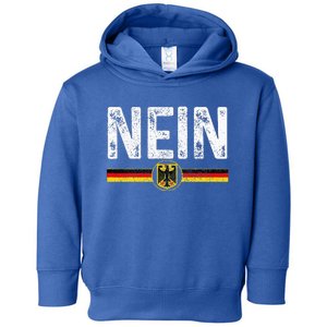 Nein Funny German No Germany Flag Souvenir Oktoberfest Gift Toddler Hoodie