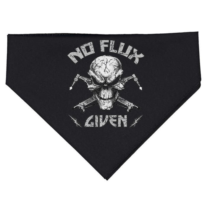 No Flux Given Weld Welder Welding Gift USA-Made Doggie Bandana