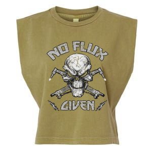 No Flux Given Weld Welder Welding Gift Garment-Dyed Women's Muscle Tee