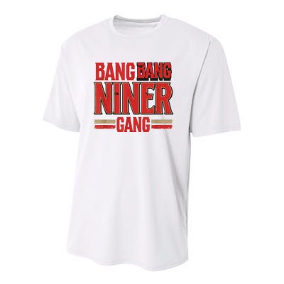 Niner Football Gang Youth Performance Sprint T-Shirt