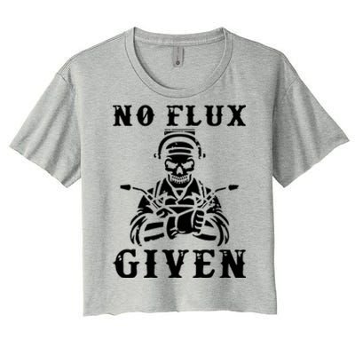 No Flux Given Welder Engineer Fabrication Engineering Weld Women's Crop Top Tee