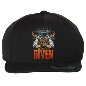 No Flux Given Funny Welder For Welding Gift Wool Snapback Cap