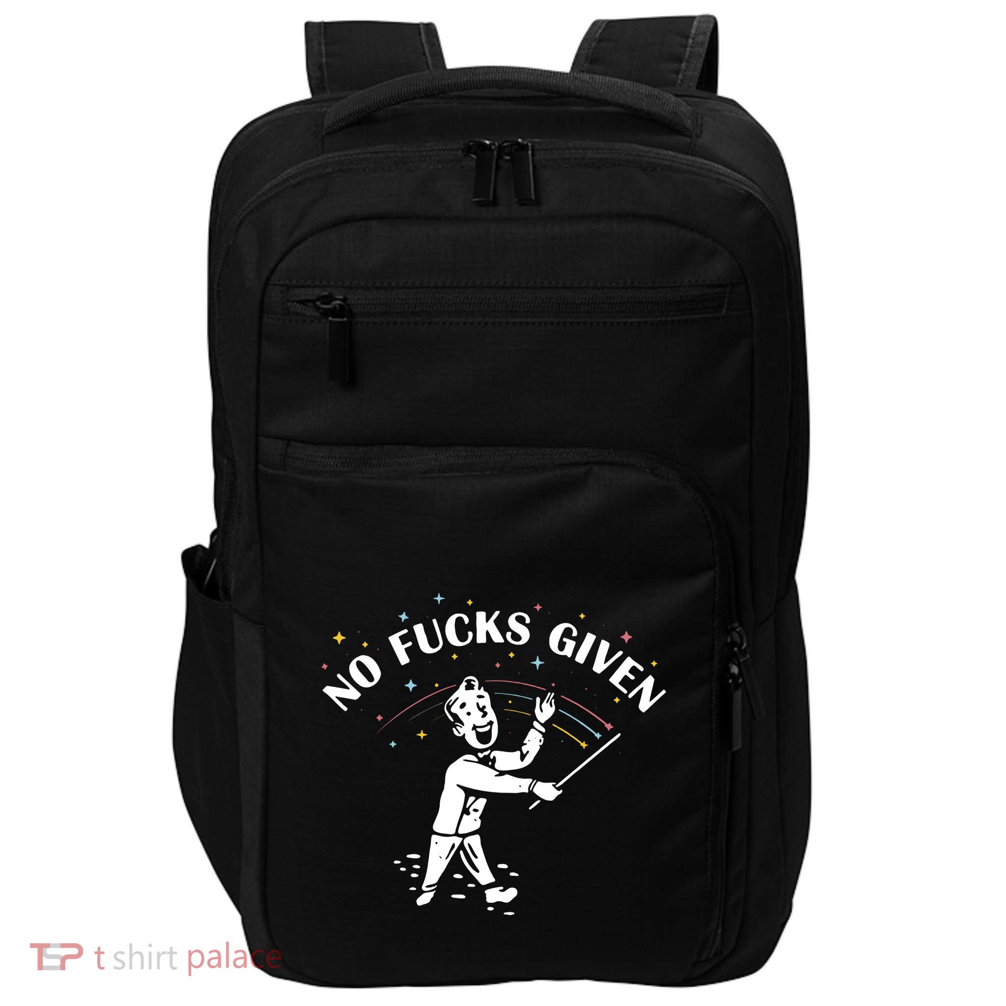 No Fucks Given Impact Tech Backpack