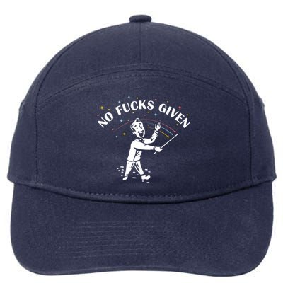 No Fucks Given 7-Panel Snapback Hat